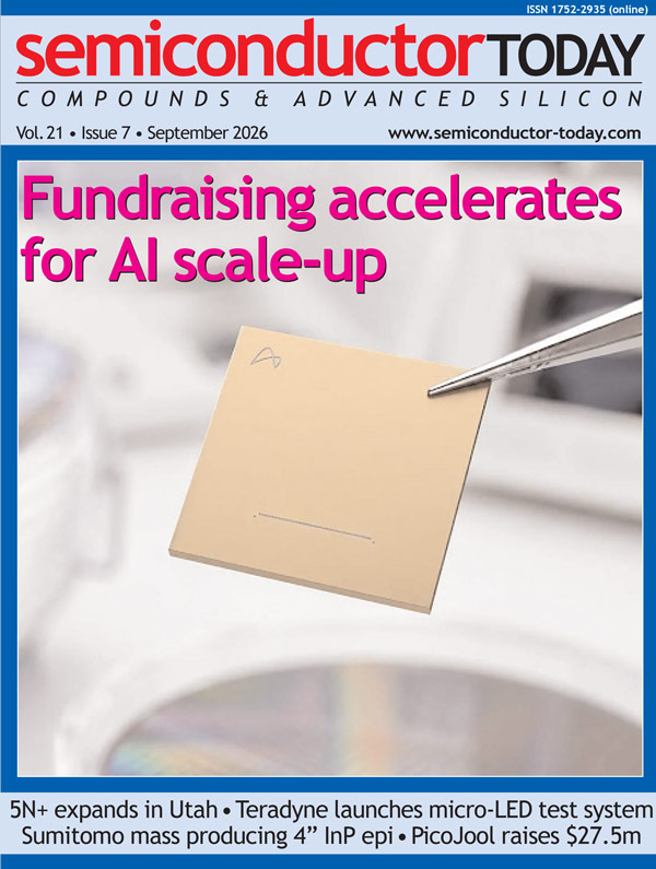 CLICK HERE: free registration for Semiconductor Today and Semiconductor Today ASIA