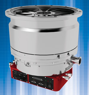 Edwards large-capacity turbo pump with improved gas flow capability and high-temperature management