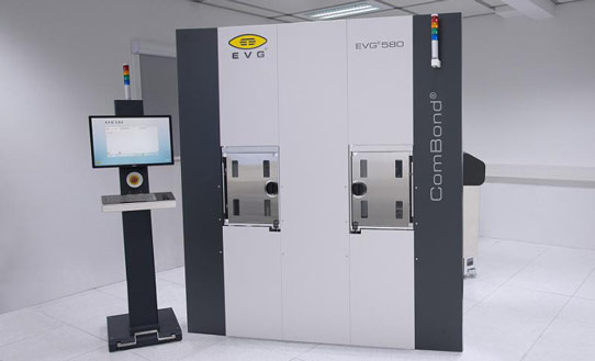 The EVG580 ComBond automated high-vacuum wafer bonding system. 