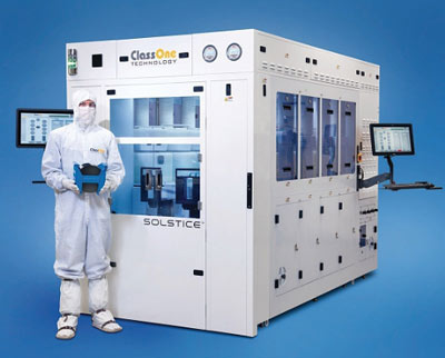 Picture: ClassOne's Solstice electroplating system. 