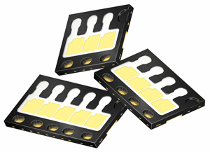 The Oslon Black Flat family of LEDs. 