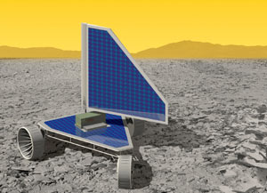 Picture: NASA's proposed Venus Landsailing Rover.