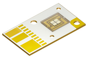 The new Ostar Projection P2W 01 LED has four chips that can be controlled as independent pairs. 
