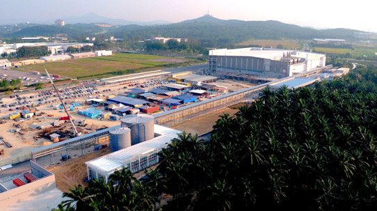Osram’s new LED chip factory in Kulim. 