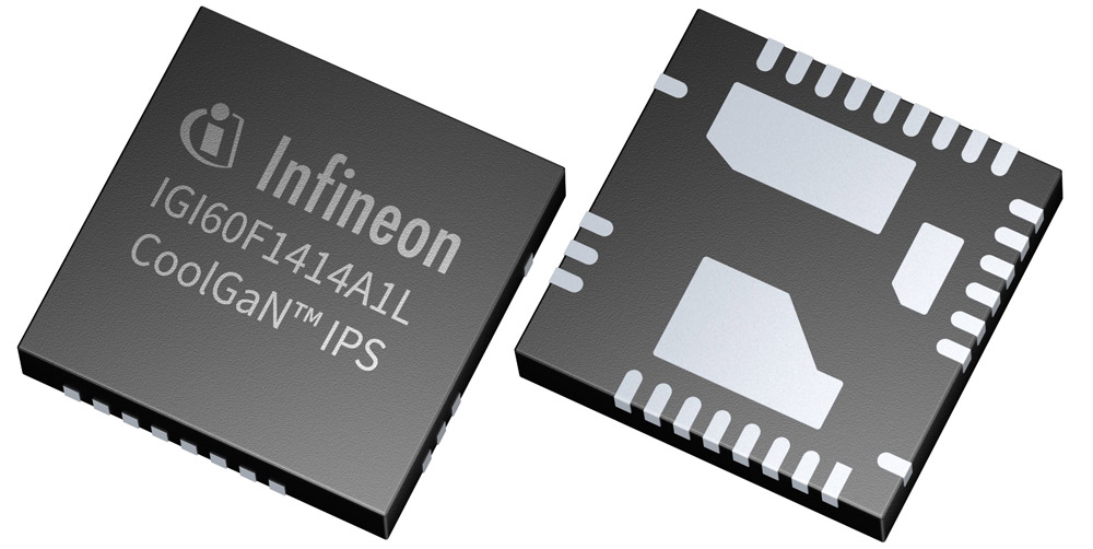 Infineon’s new 600V CoolGaN half-bridge IPS IGI60F1414A1L. 