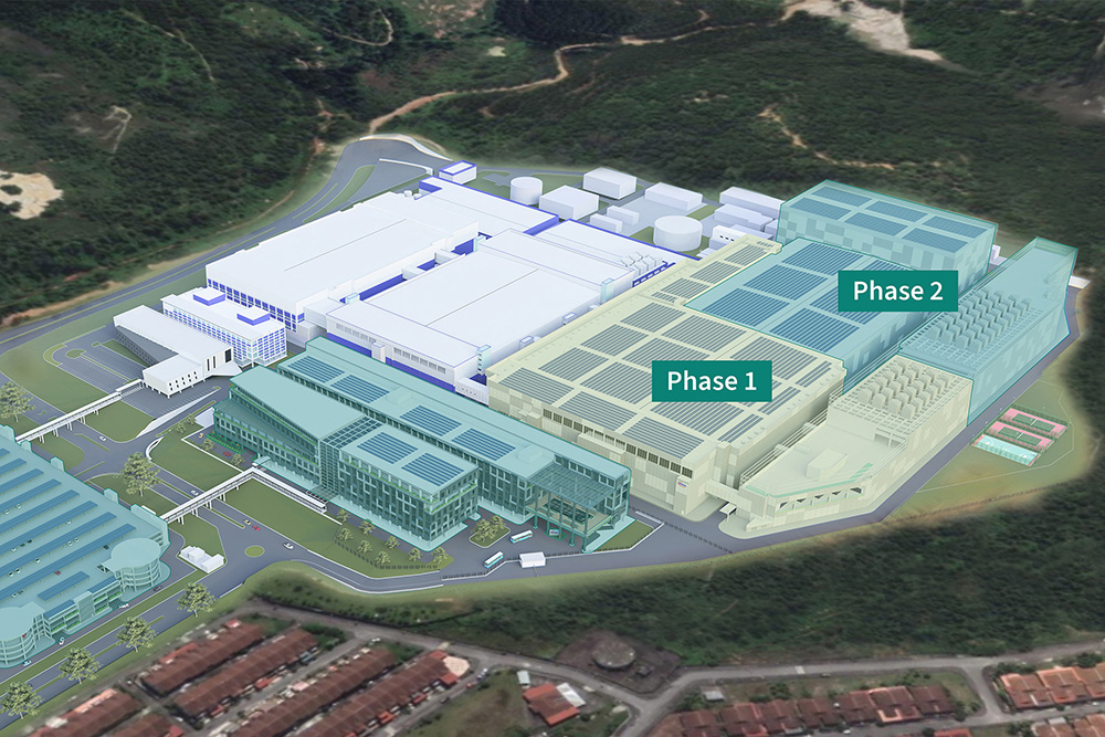 Rendering of Infineon’s manufacturing site in Kulim, Malaysia