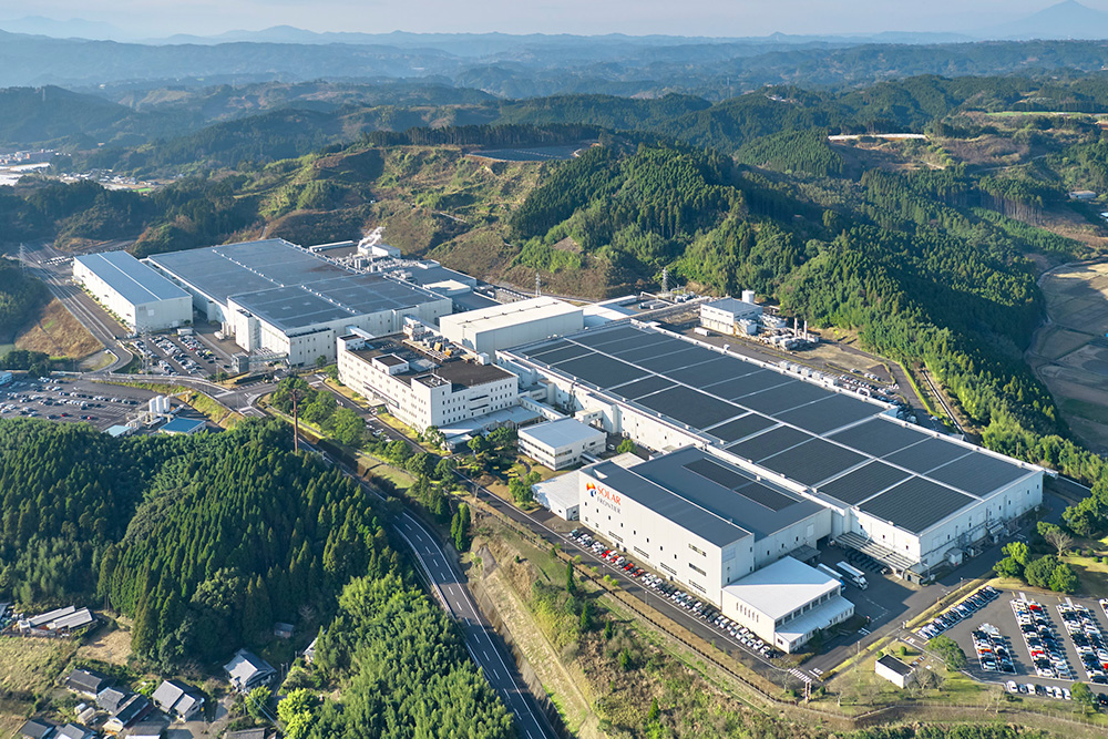 Solar Frontier’s Kunitomi Plant in Miyazaki, Japan.