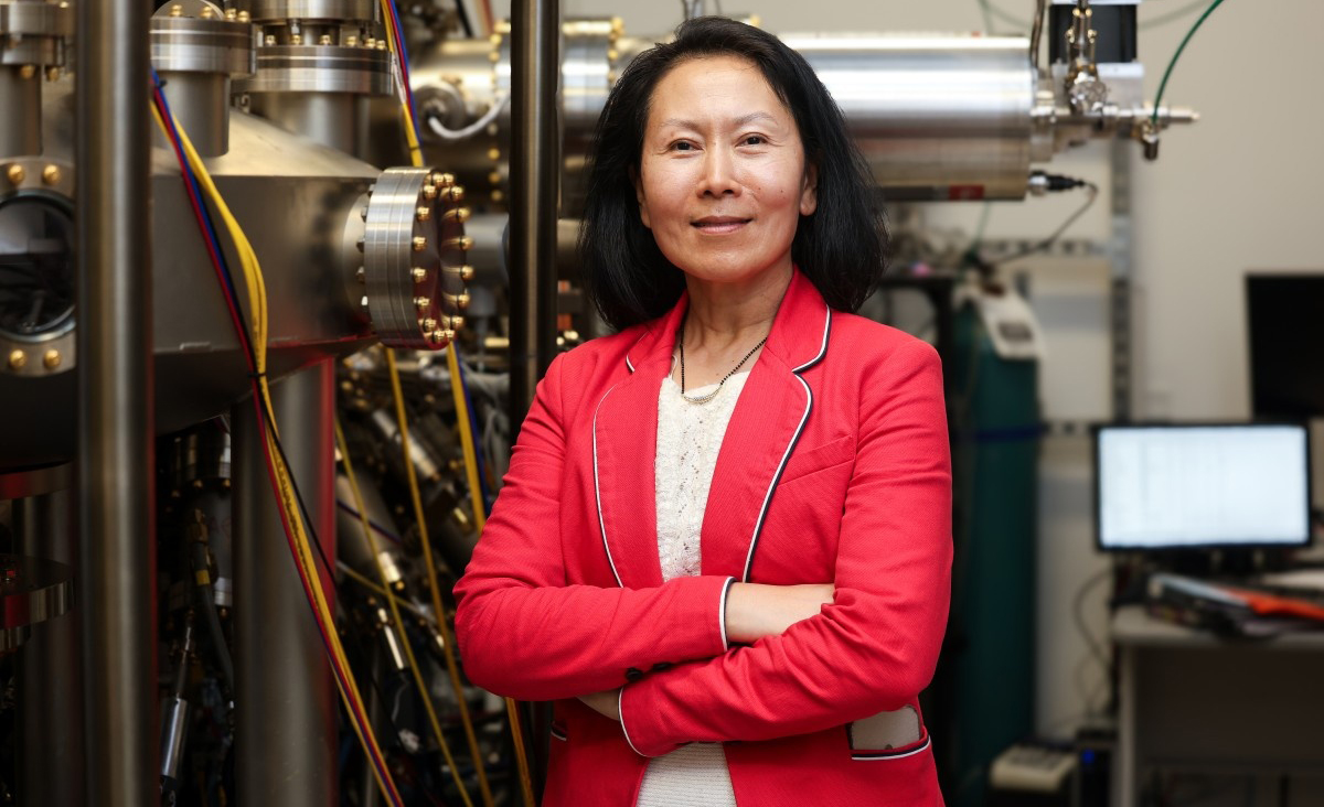 Huili Grace Xing, the William L. Quackenbush Professor of Electrical and Computer Engineering and of Materials Science and Engineering at Cornell. 