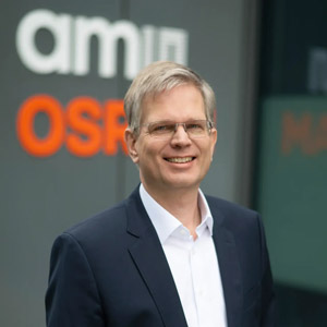 ams OSRAM’s CEO Aldo Kamper. 