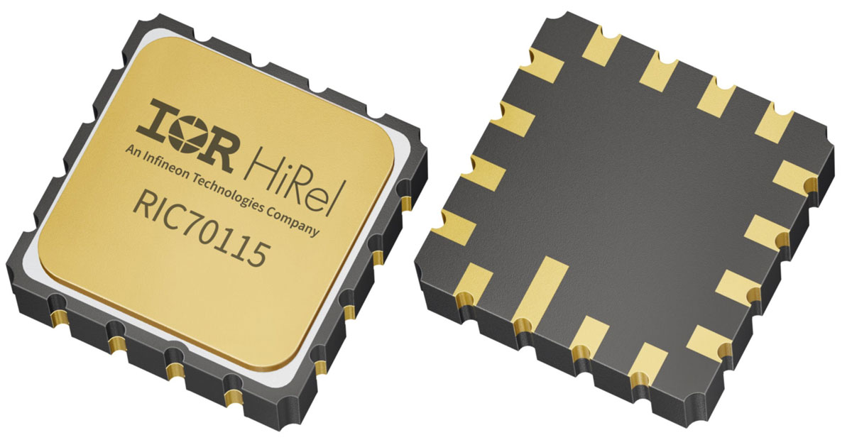 Infineon’s new RIC70115 rad-hard GaN HEMT driver.