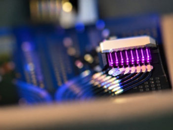 Photon Bridge’s external laser source prototype. 