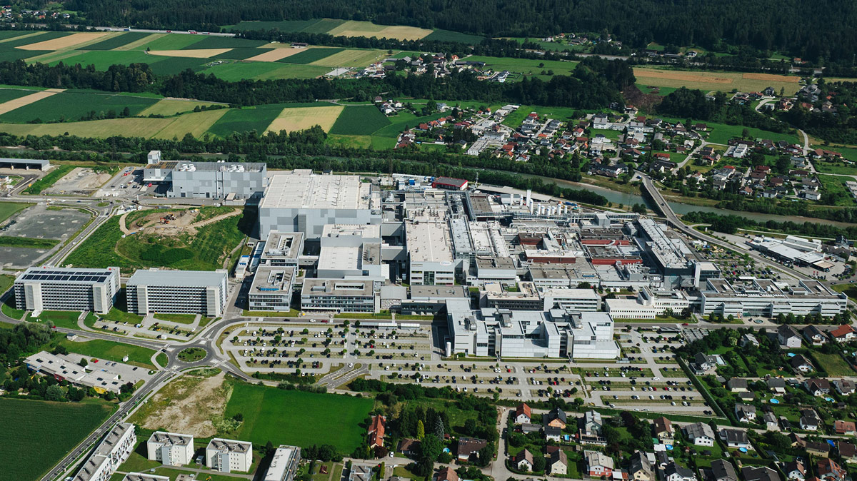Infineon’s site in Villach, Austria. 